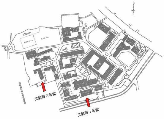 お茶の水大学配置図